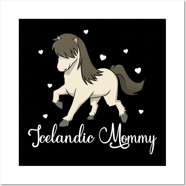 Horse Lover - Icelandic Mommy Wall Art by Modern Medieval Design